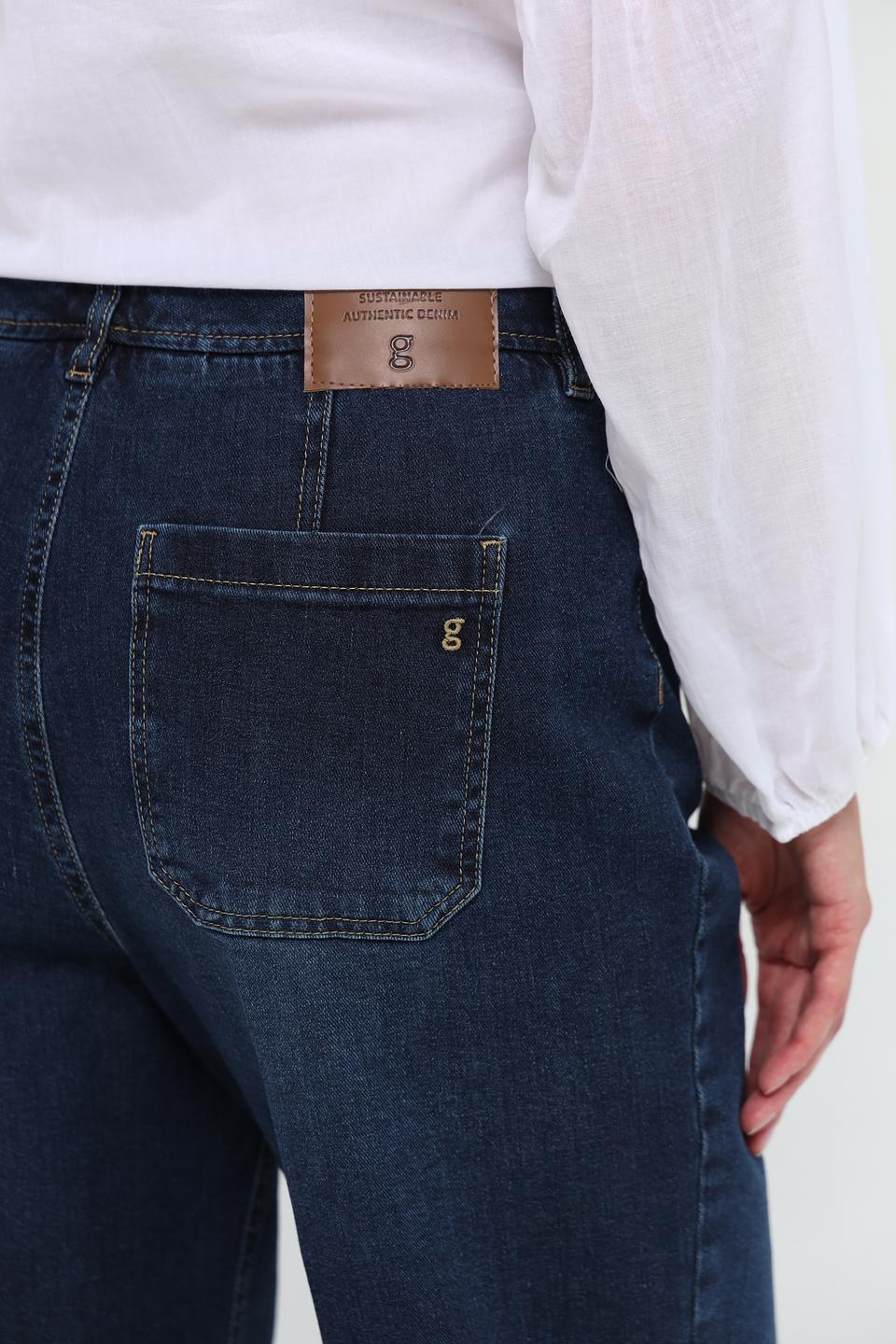 Джинсы Gardeur прямого кроя синие