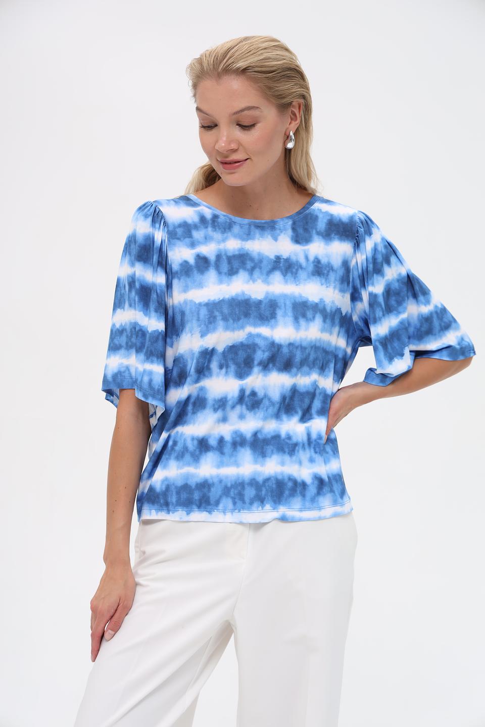 Блуза Monari tie-dye синяя