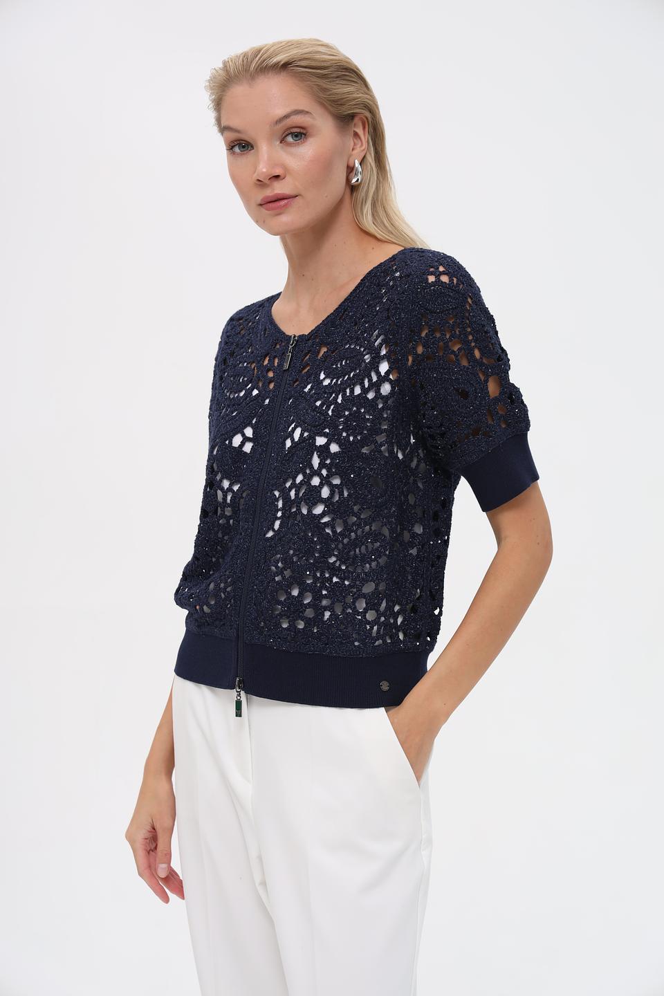 Жакет Monari с ажурной отделкой