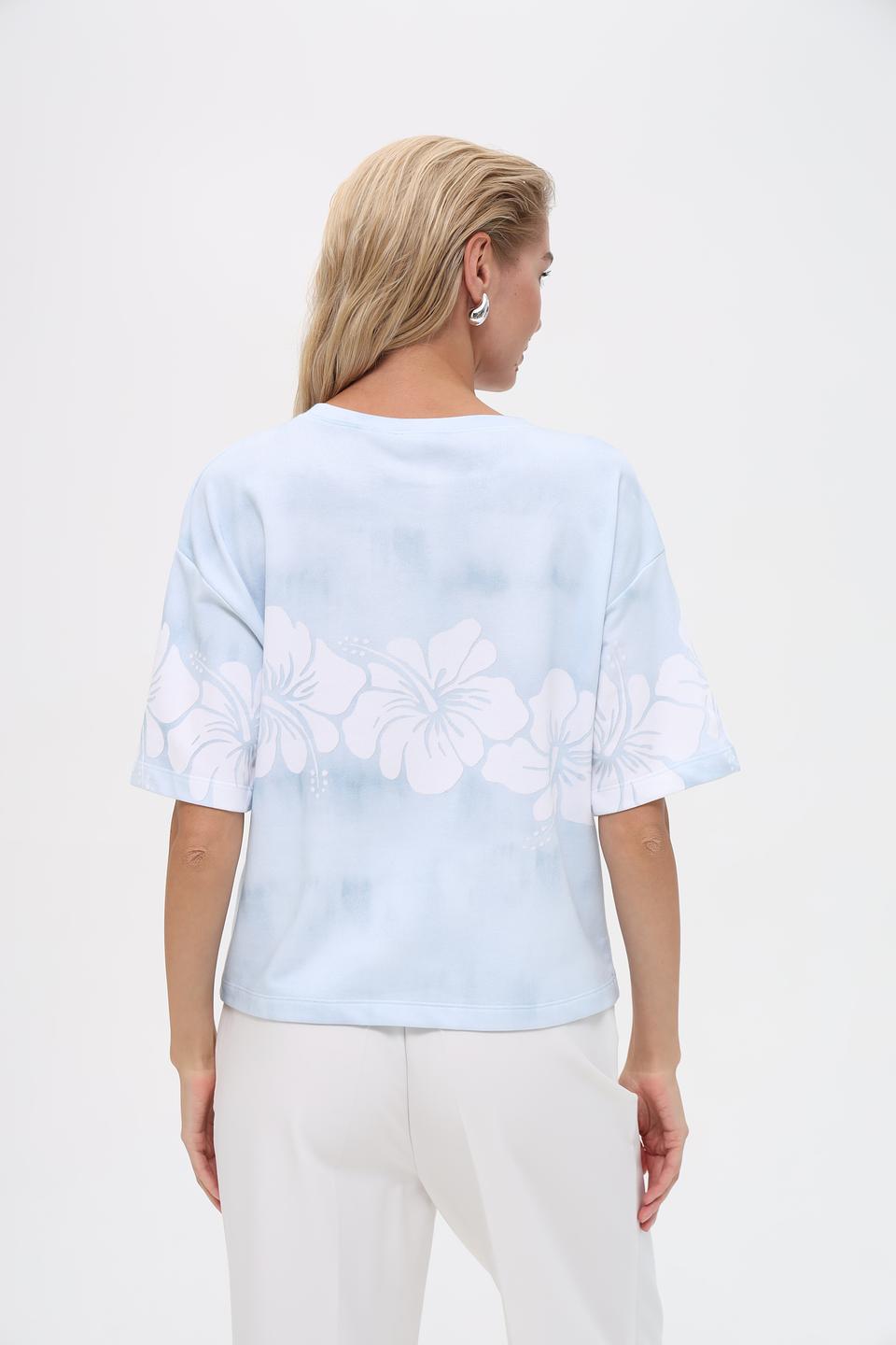 Пуловер Monari с цветочным принтом