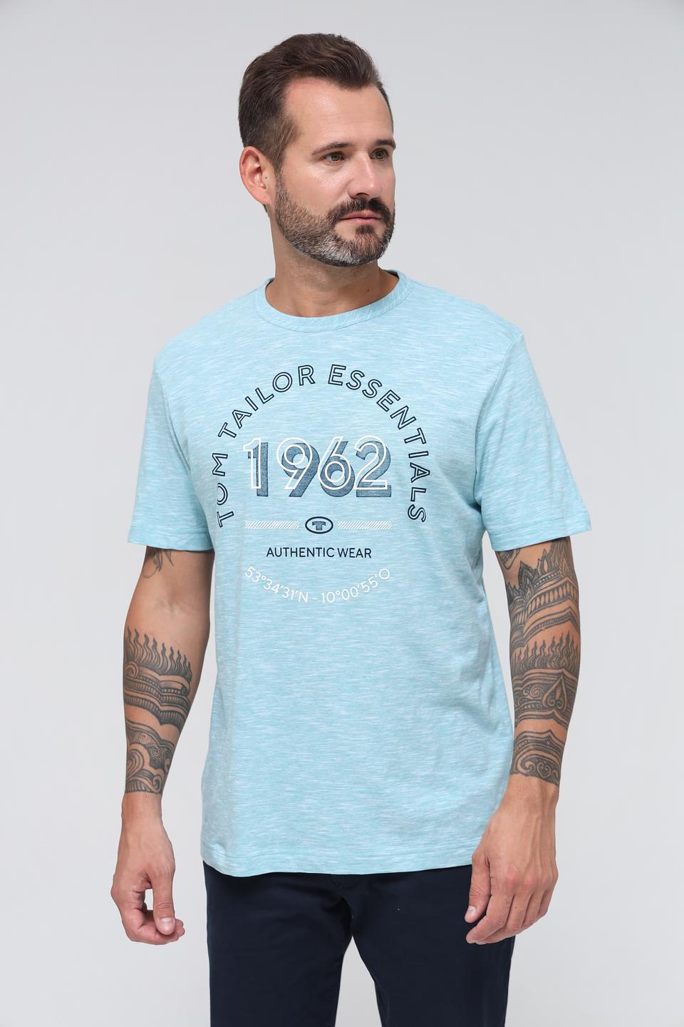 Футболка Tom Tailor Essentials голубая
