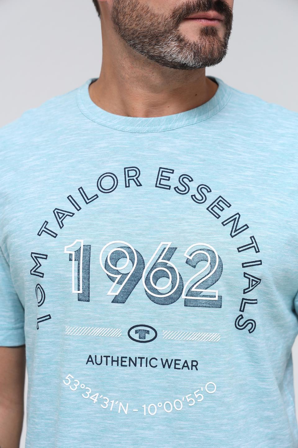 Футболка Tom Tailor Essentials голубая