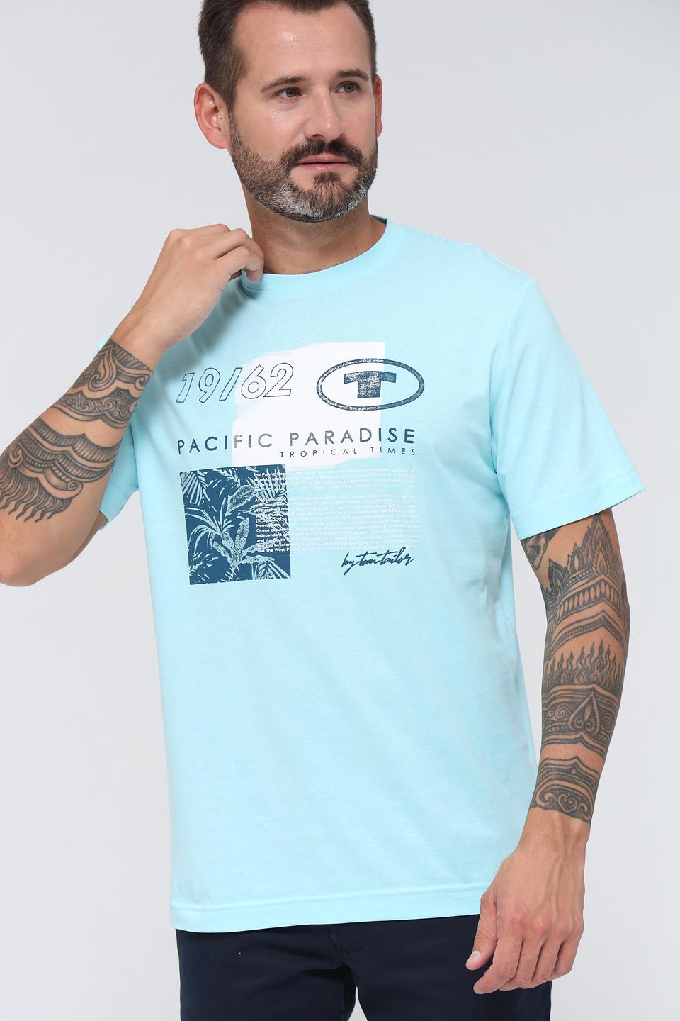 Футболка Tom Tailor PACIFIC PARADISE голубая