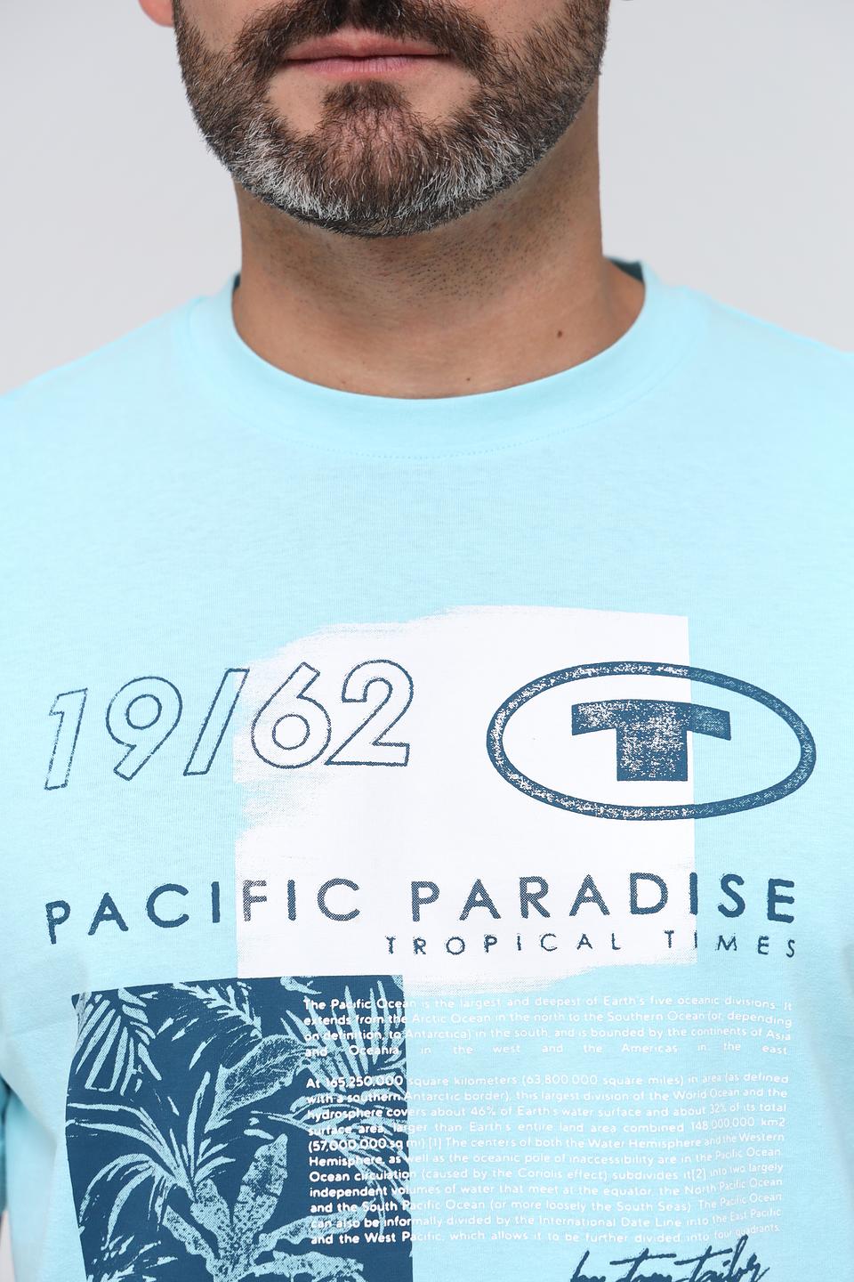 Футболка Tom Tailor PACIFIC PARADISE голубая