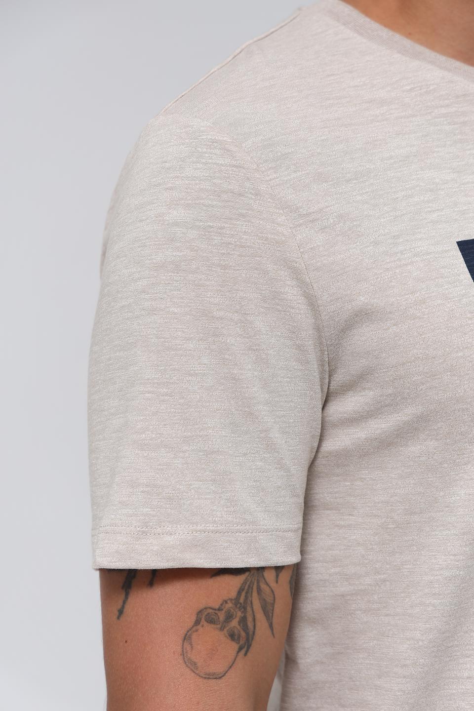 Футболка Tom Tailor denim бежевая