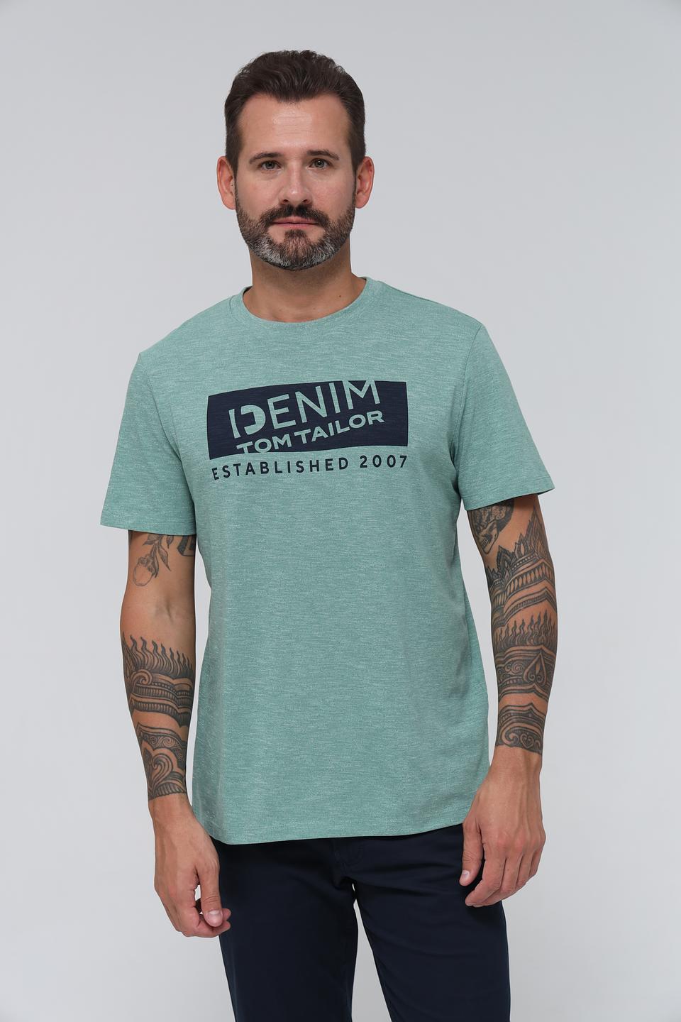 Футболка Tom Tailor denim мятная