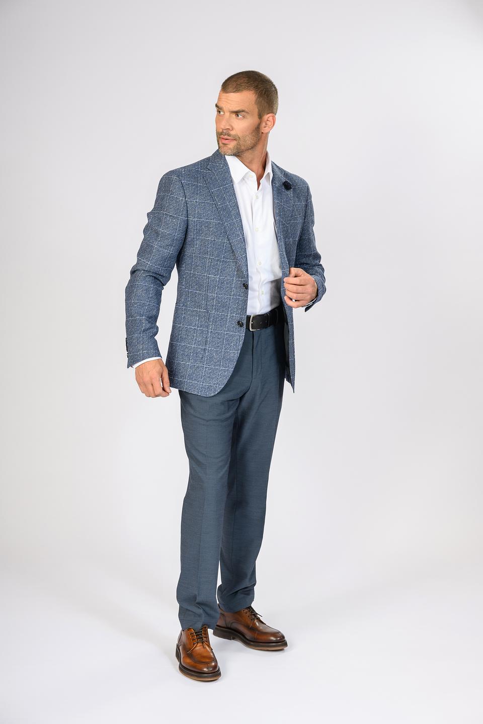 Пиджак Joop! мужской в клетку синий