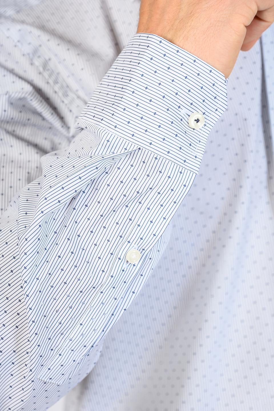 Рубашка Joop! муж. в горошек синий