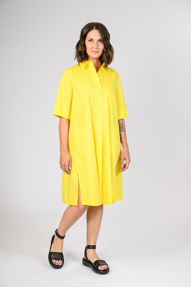 Платье рубашка Persona жёлтое