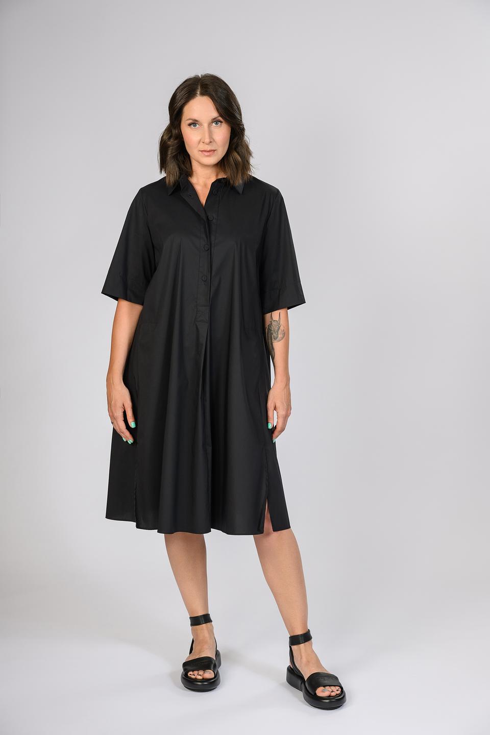 Платье рубашка Persona чёрное