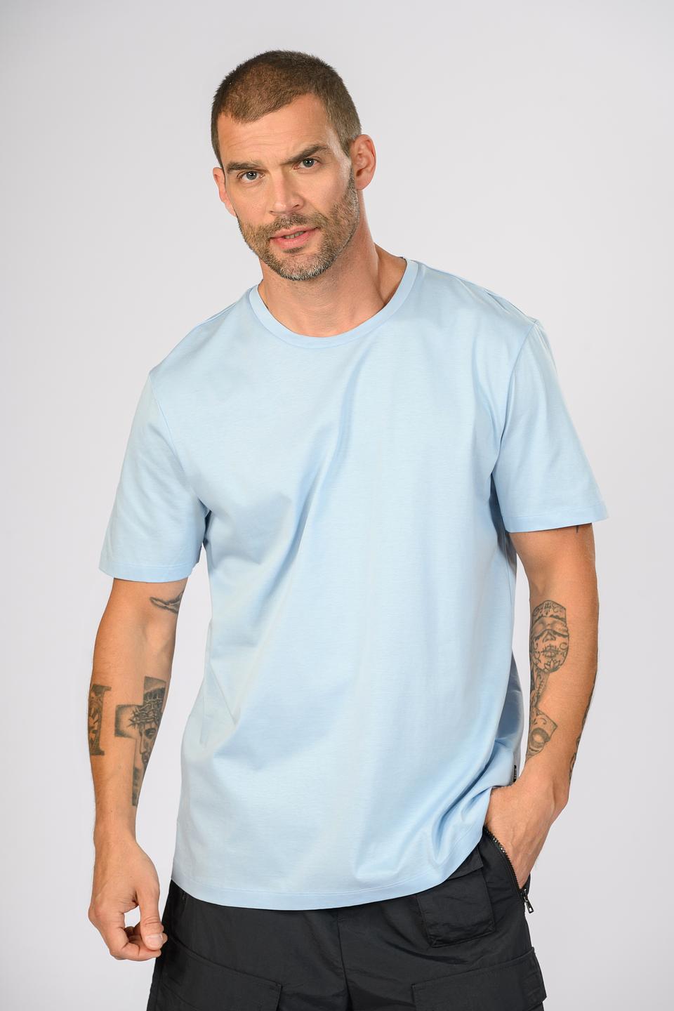 Футболка Boss Black голубая