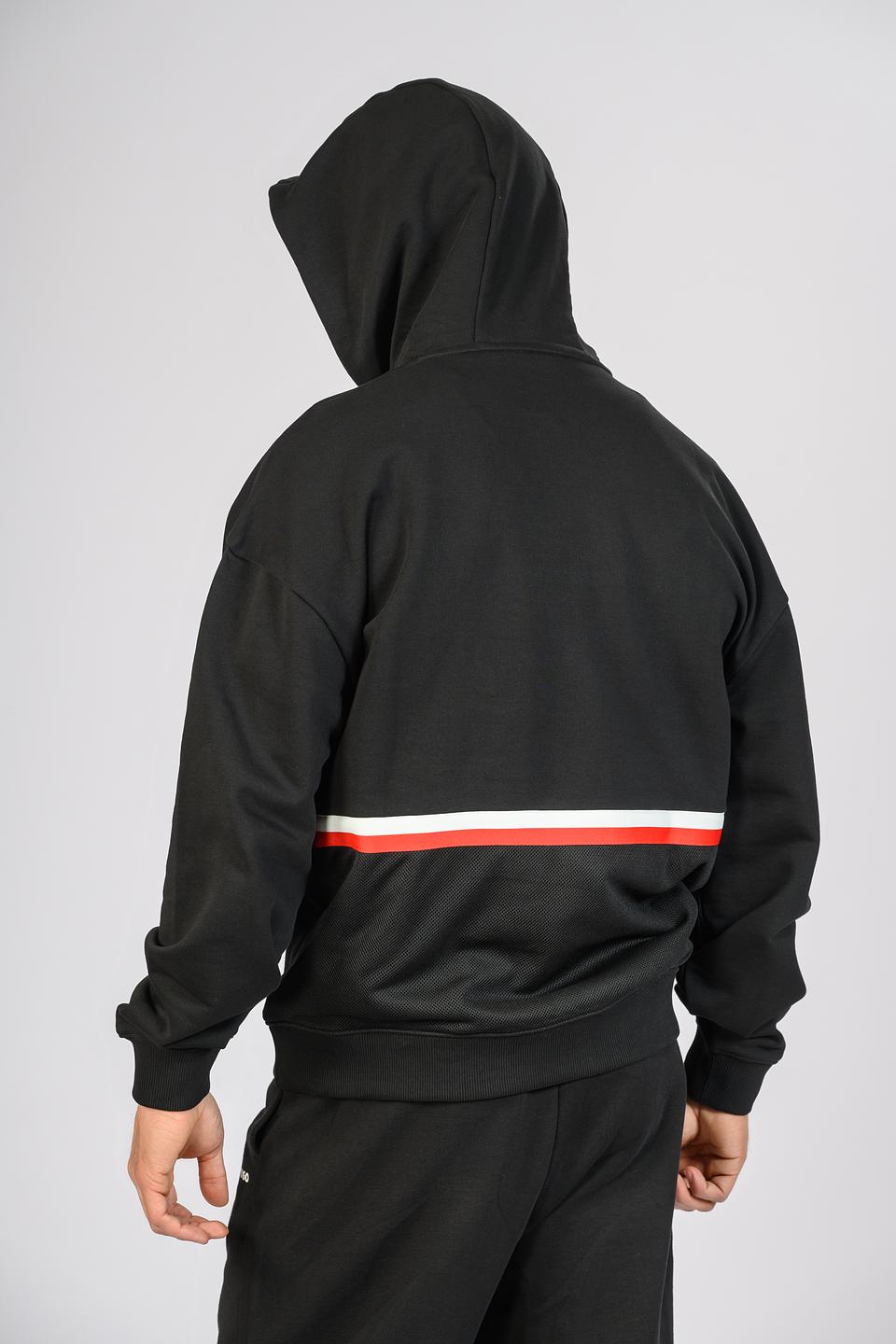 Толстовка Hugo с логотипом чёрная