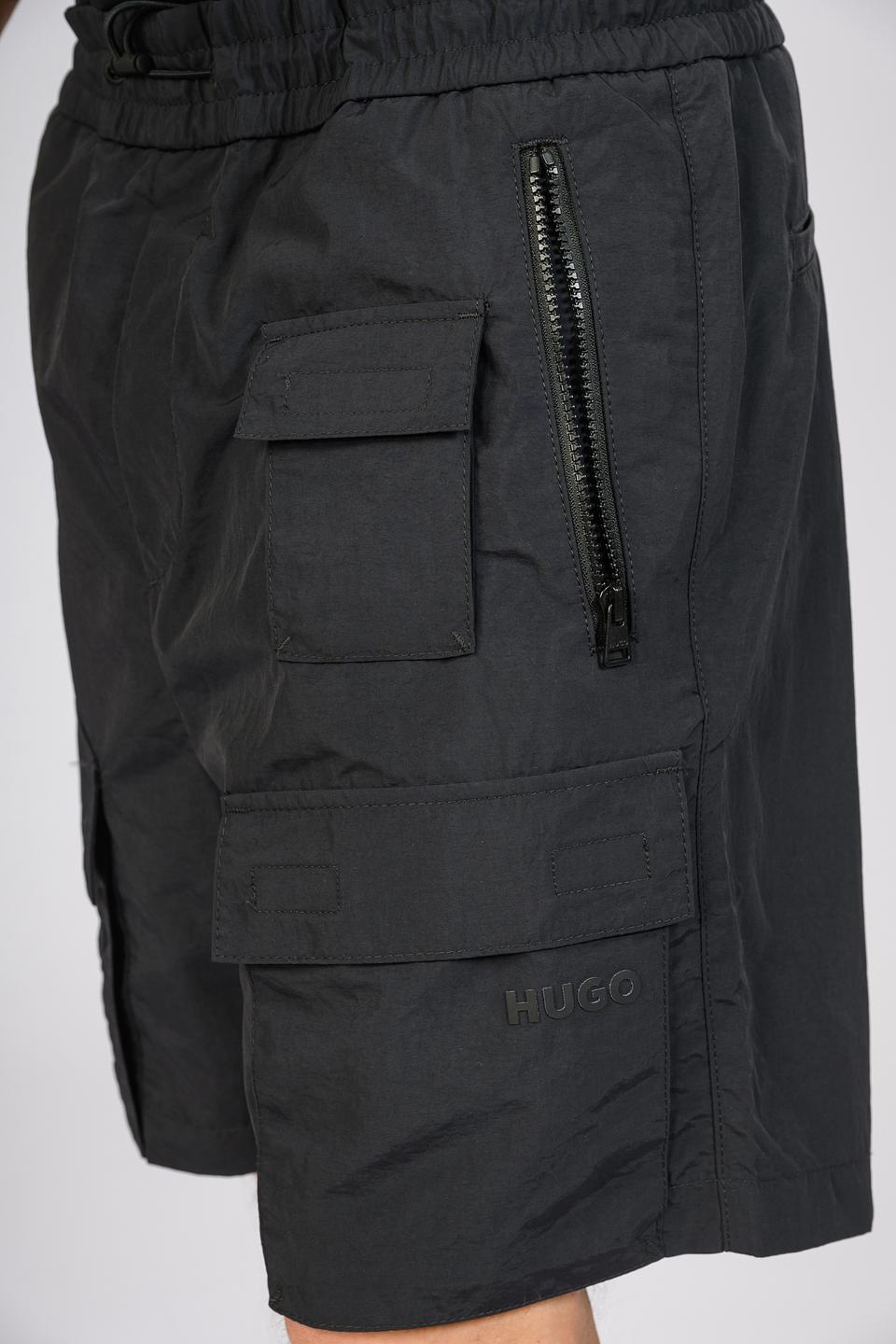 Шорты Hugo карго чёрные