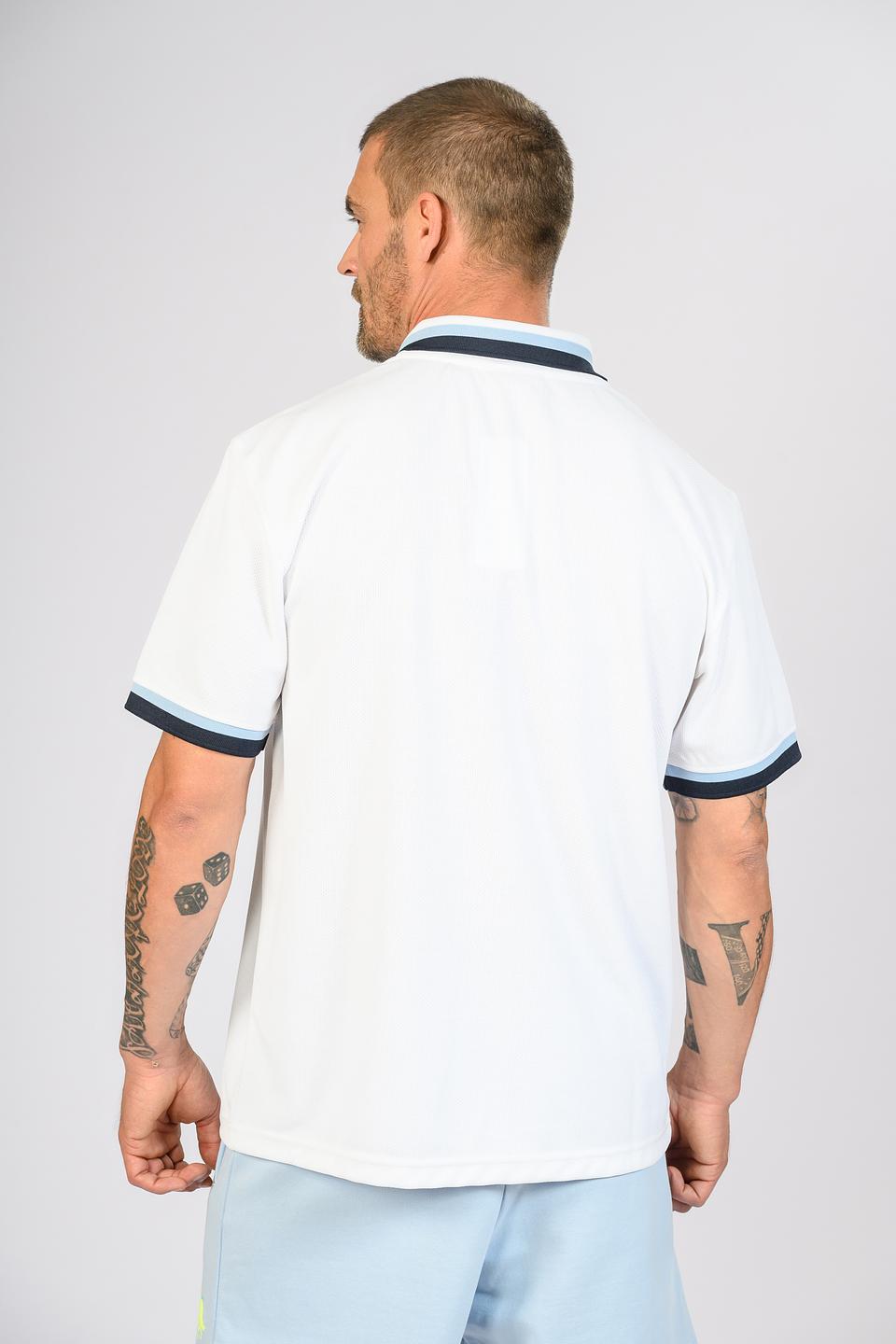 Поло Hugo с логотипом белый