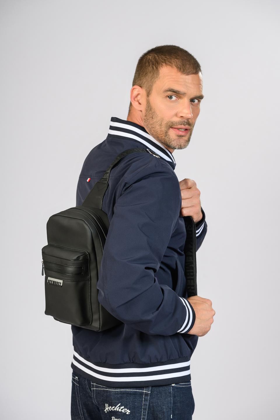 Сумка Bikkembergs мужская чёрная через плечо