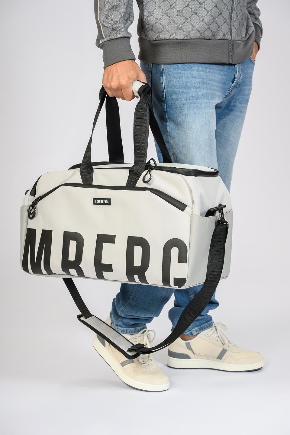 Сумка дорожная Bikkembergs серая