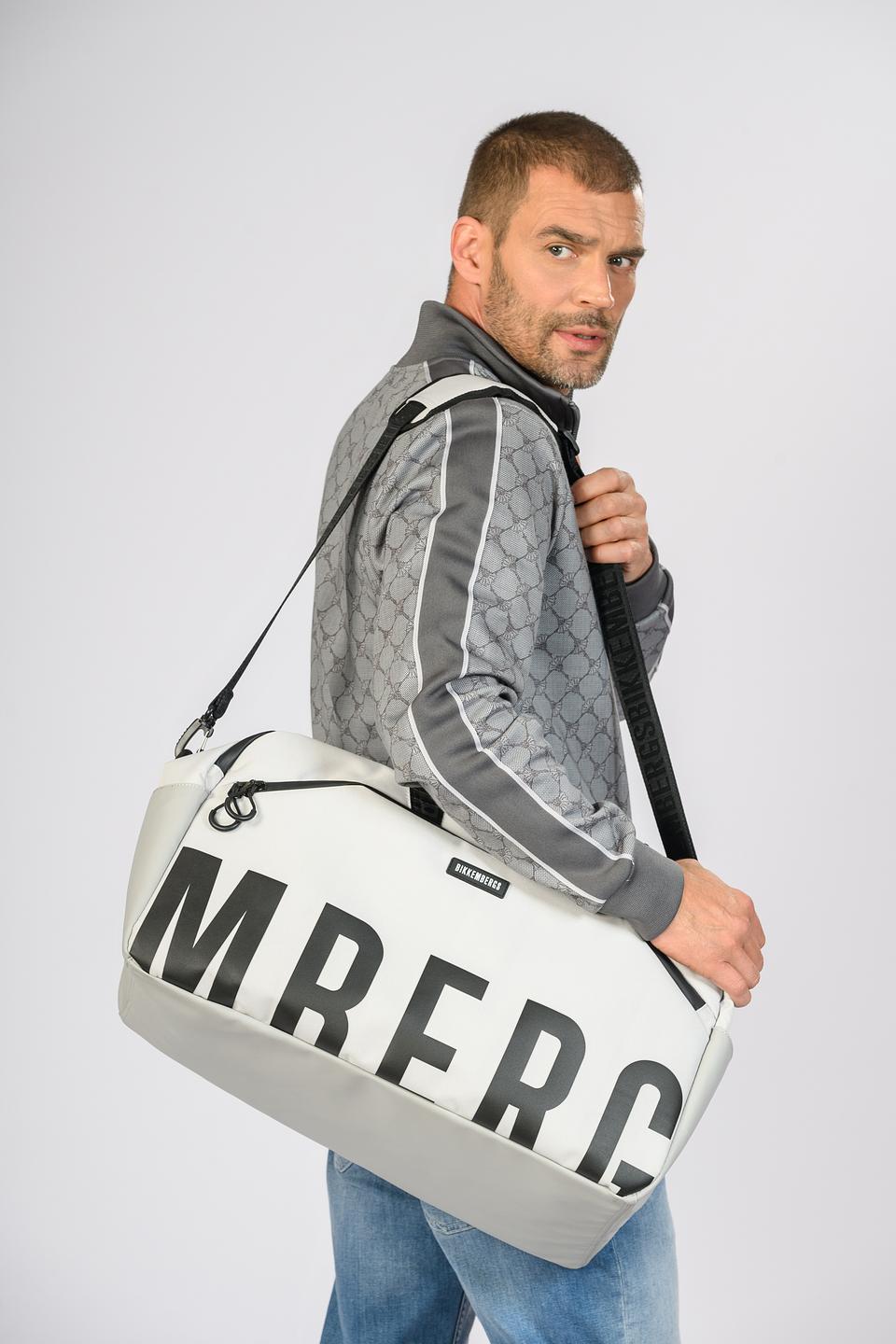 Сумка дорожная Bikkembergs серая