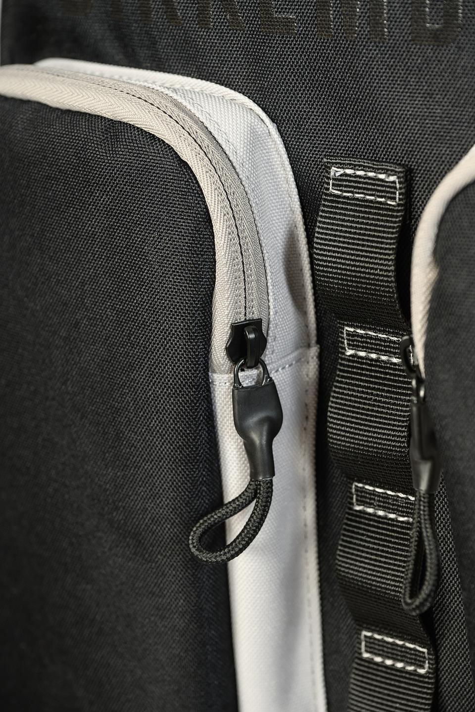 Bikkembergs чёрный рюкзак с контрастом