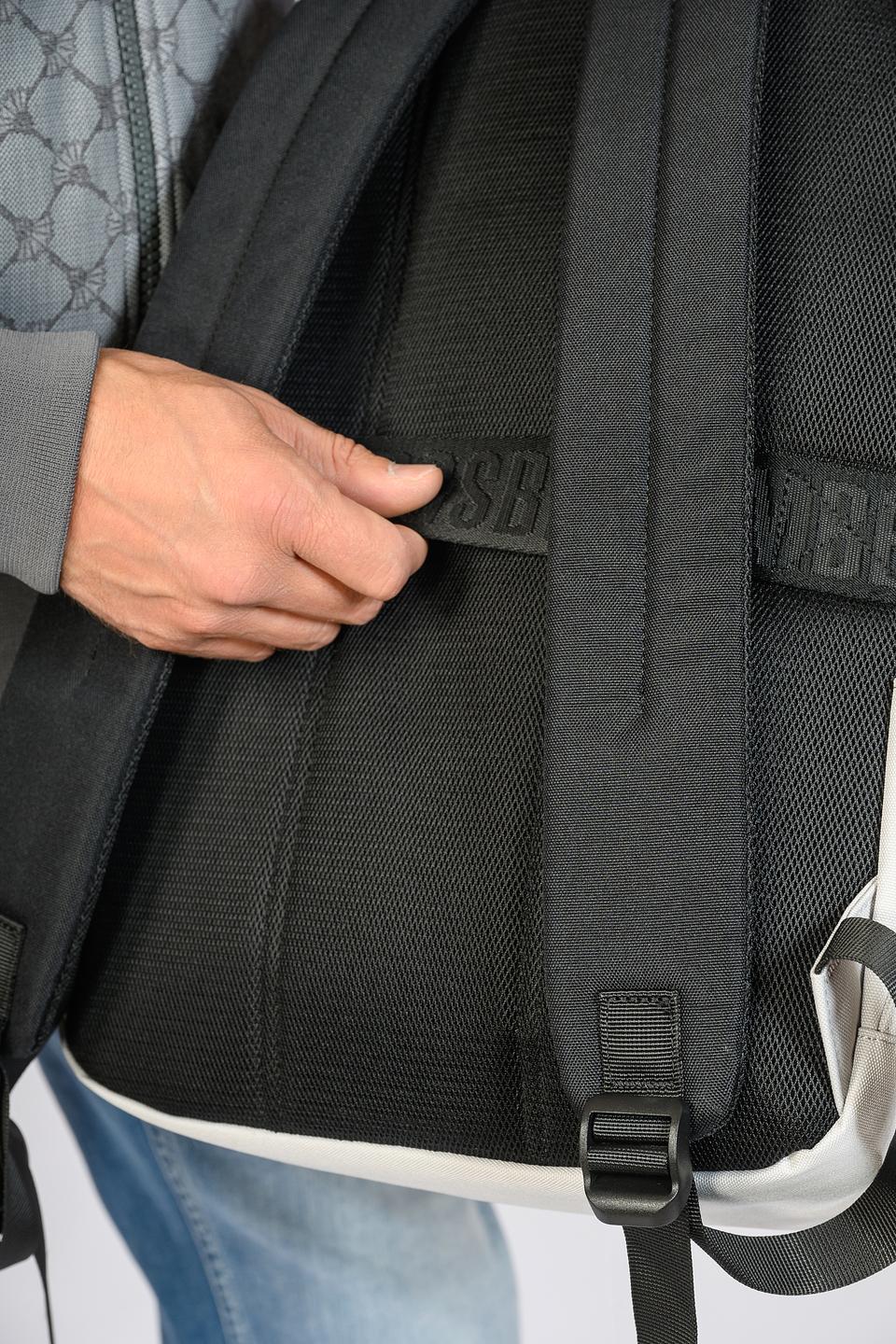 Bikkembergs чёрный рюкзак с контрастом