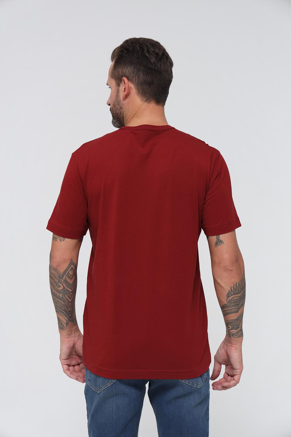 Футболка Tom Tailor бордовая