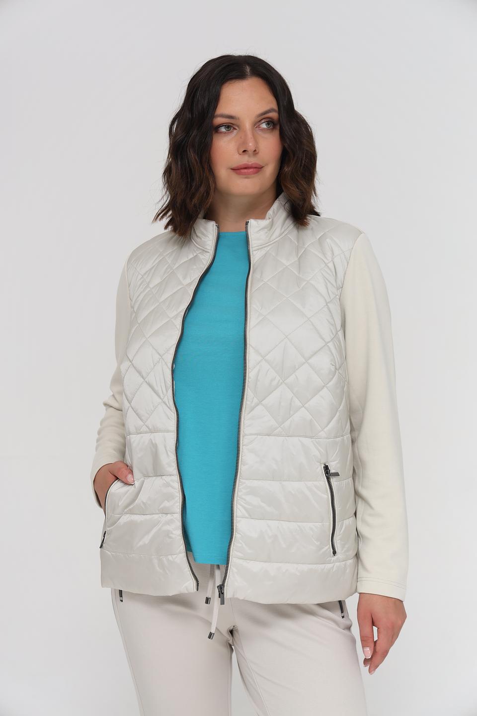 Куртка Lebek стеганая бежевая