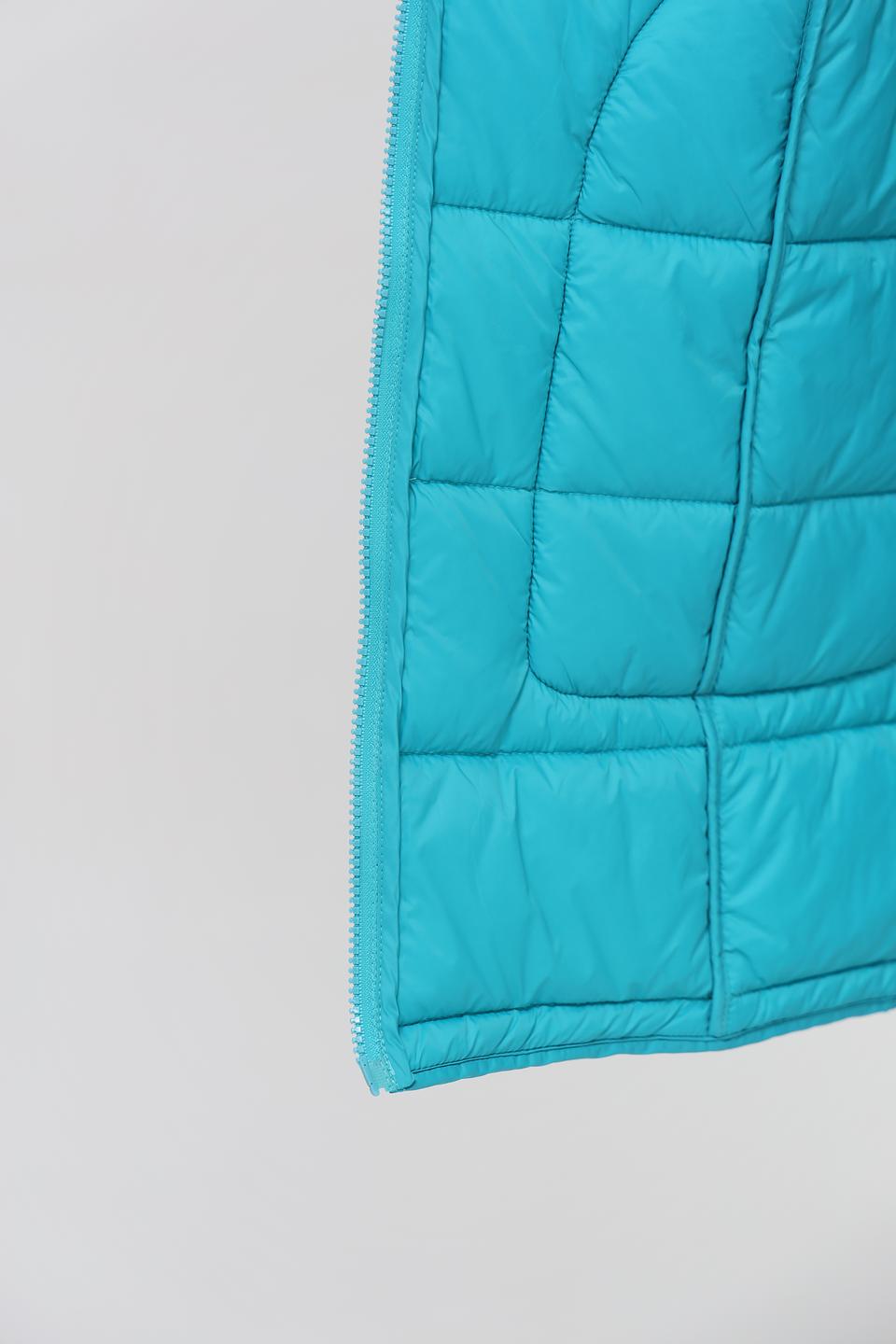 Жилет Lebek стеганый бирюзовый