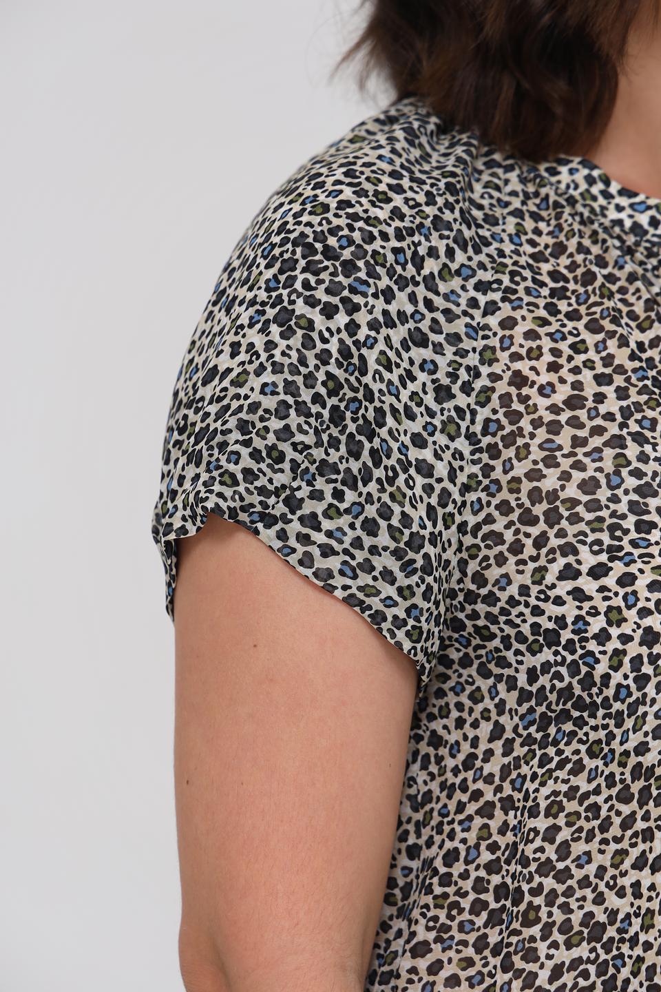 Блуза Luisa Cerano с леопардовым принтом