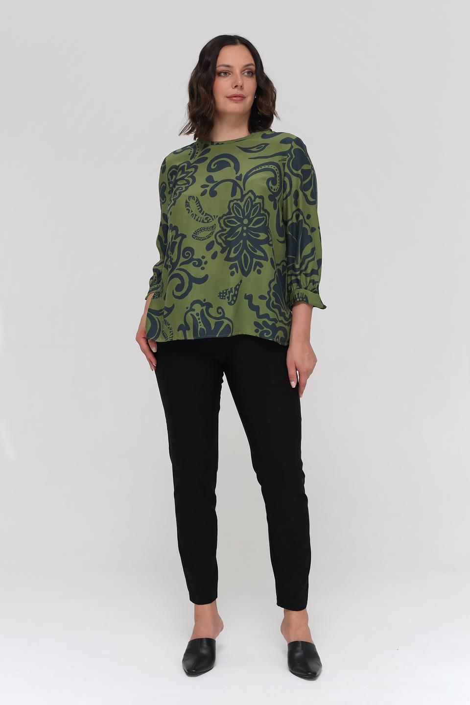 Блуза Luisa Cerano с цветочным принтом