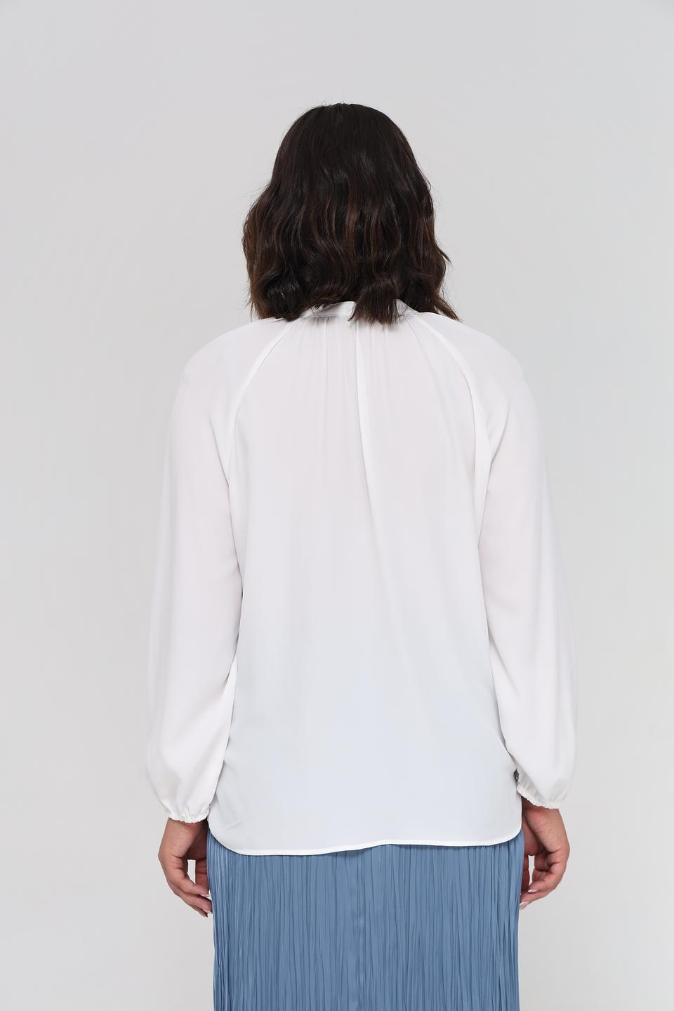 Блуза Luisa Cerano белая с рукавами-фонариками