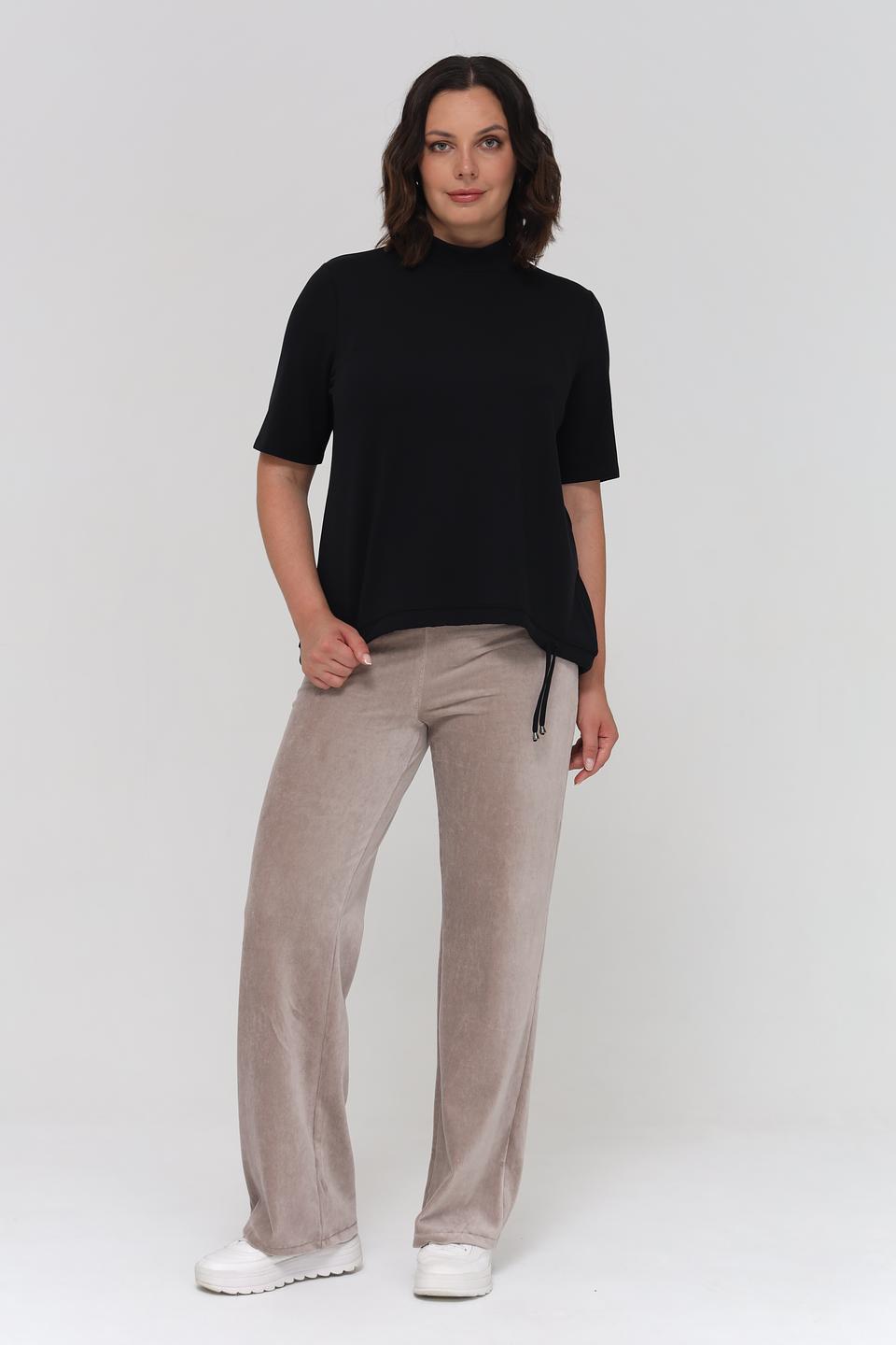 Брюки Margittes вельветовые бежевые