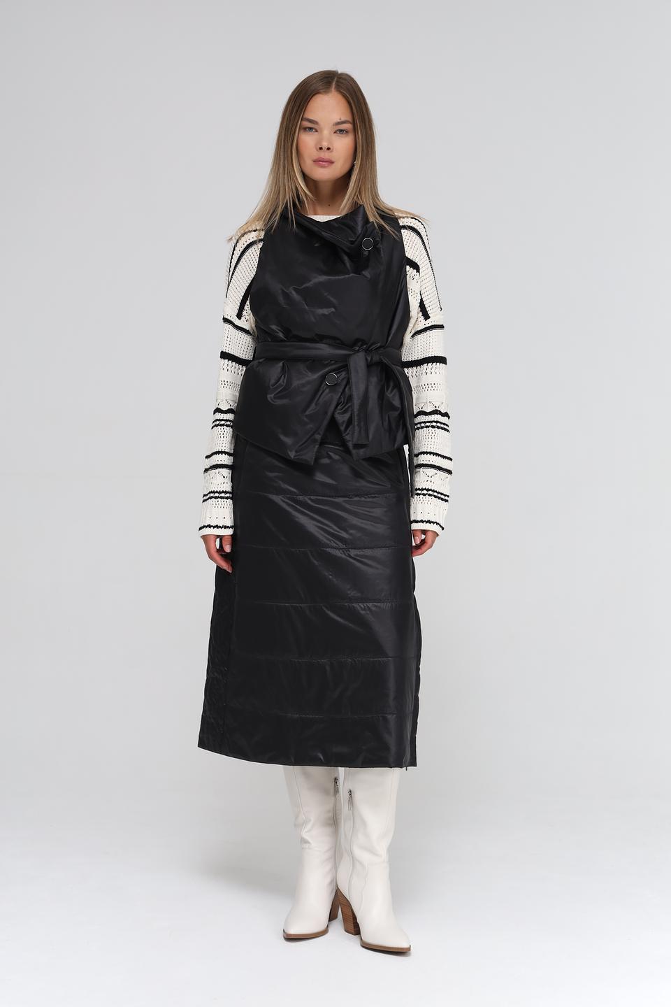 Жилет Beatris стеганый черный