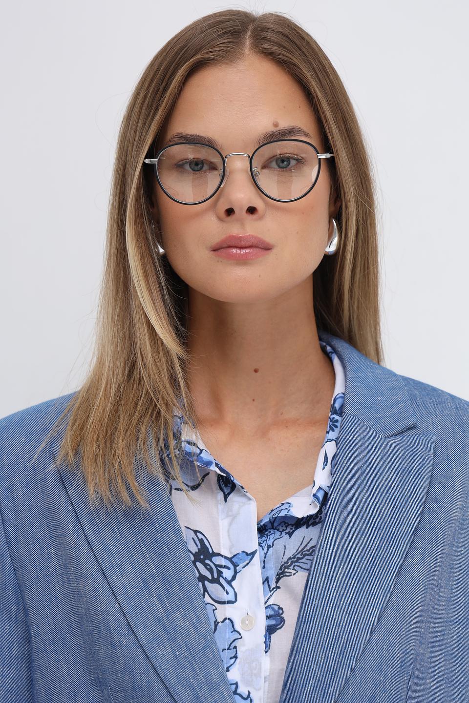 Жакет Monari льняной голубой