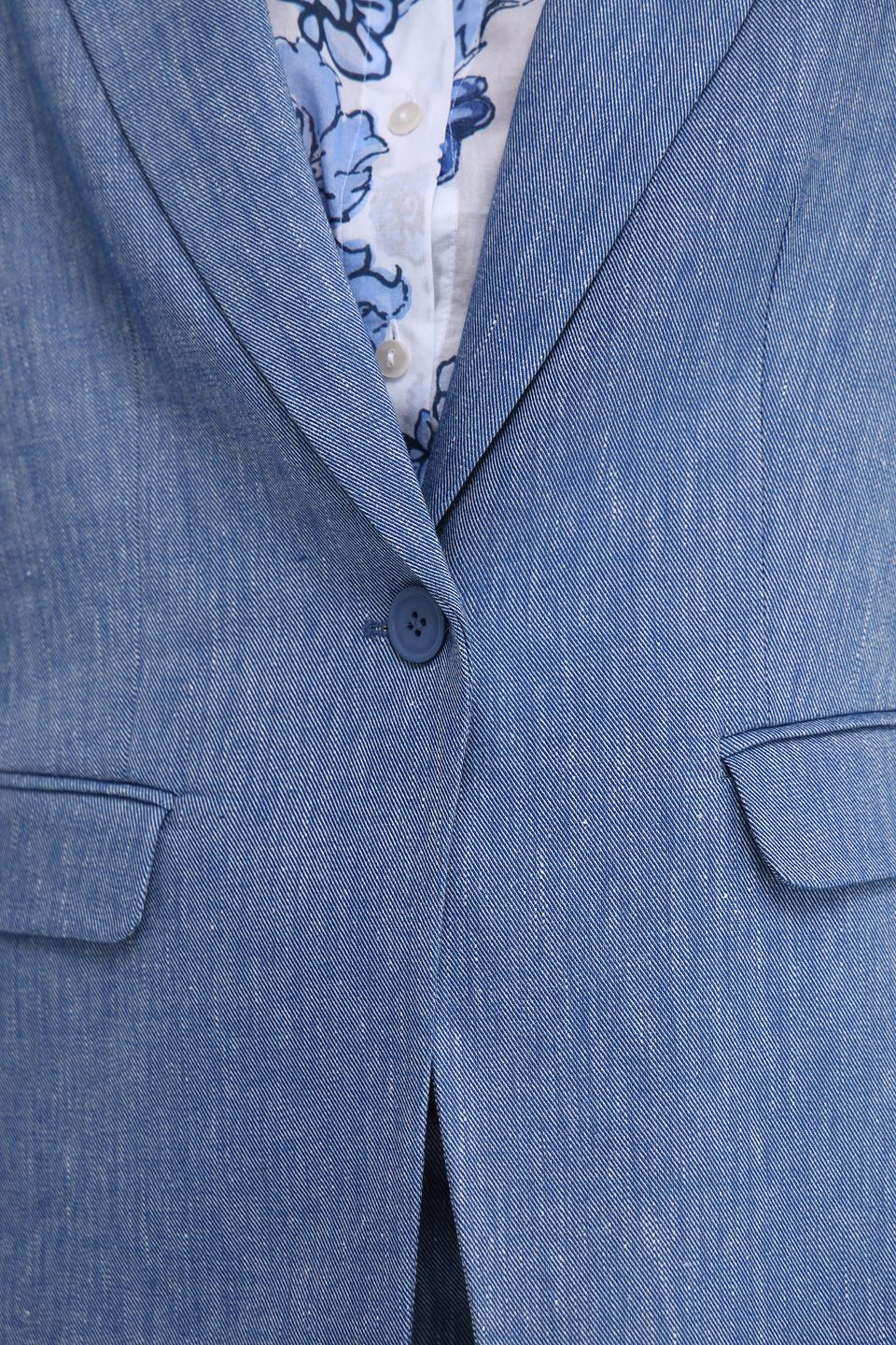 Жакет Monari льняной голубой