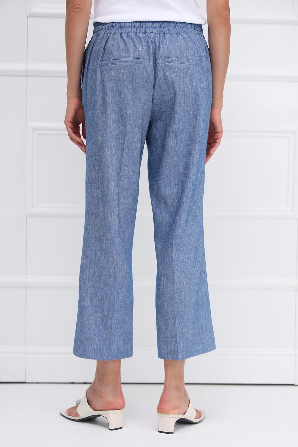 Брюки Monari лен, голубой