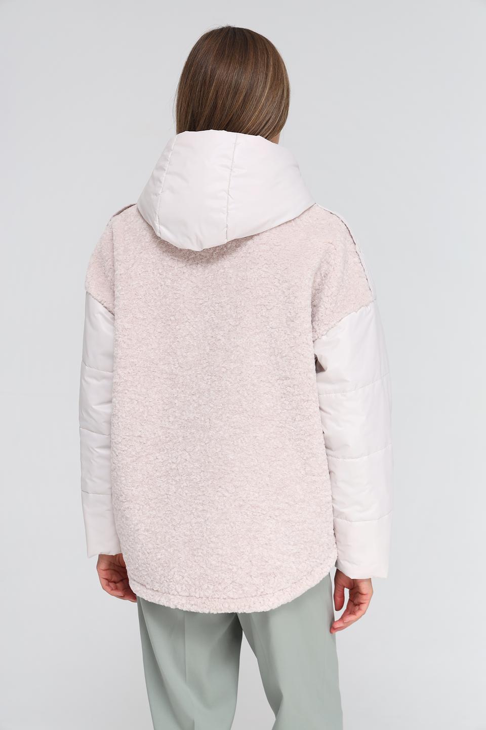 Куртка Electra style комбинированная бежевая