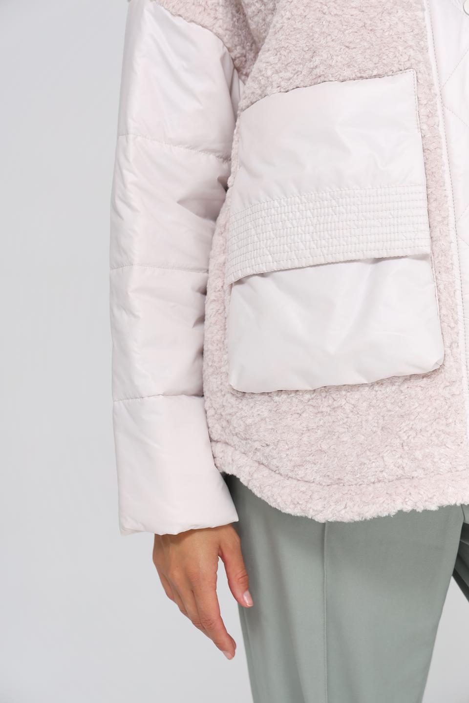 Куртка Electra style комбинированная бежевая