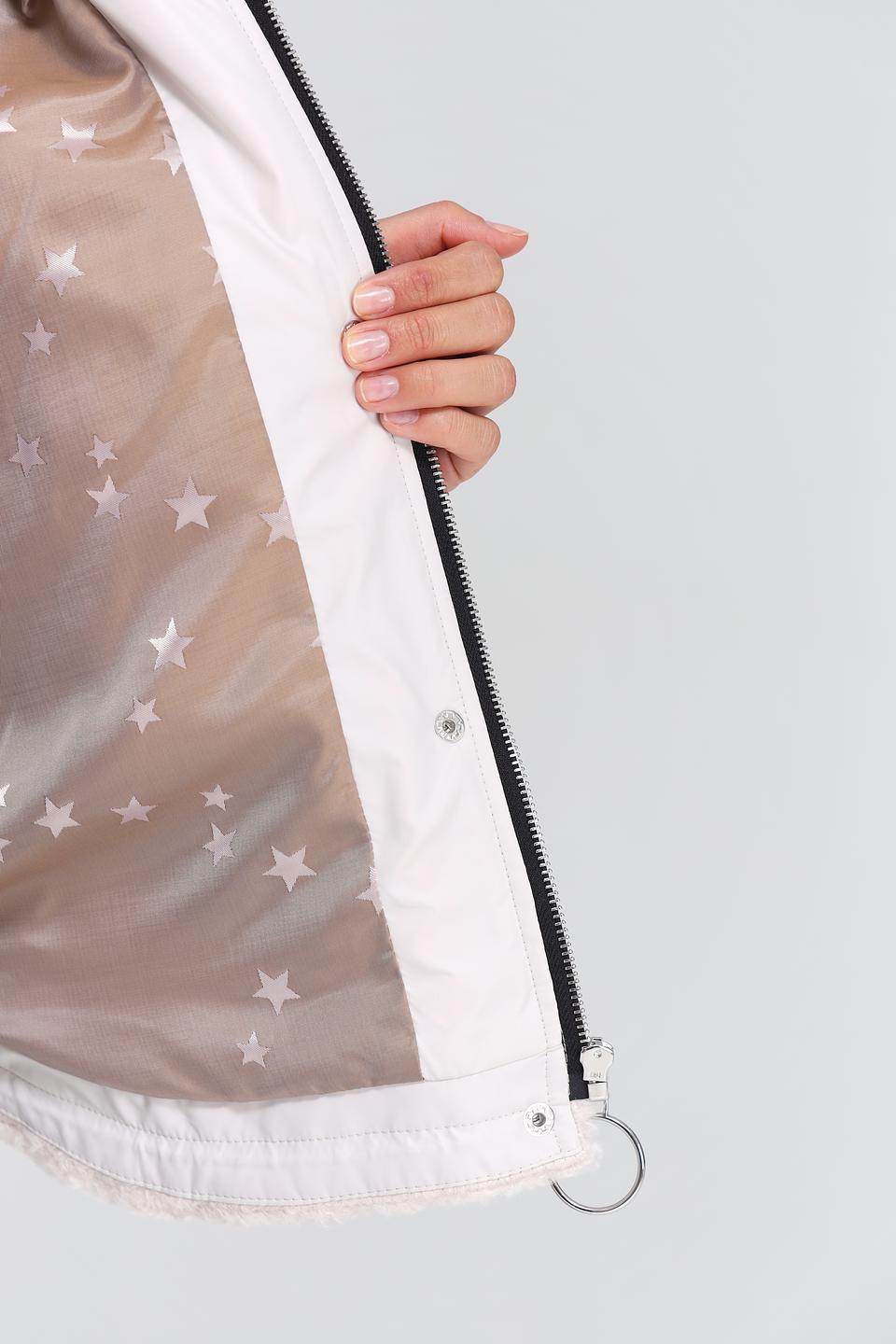 Куртка Electra style комбинированная бежевая