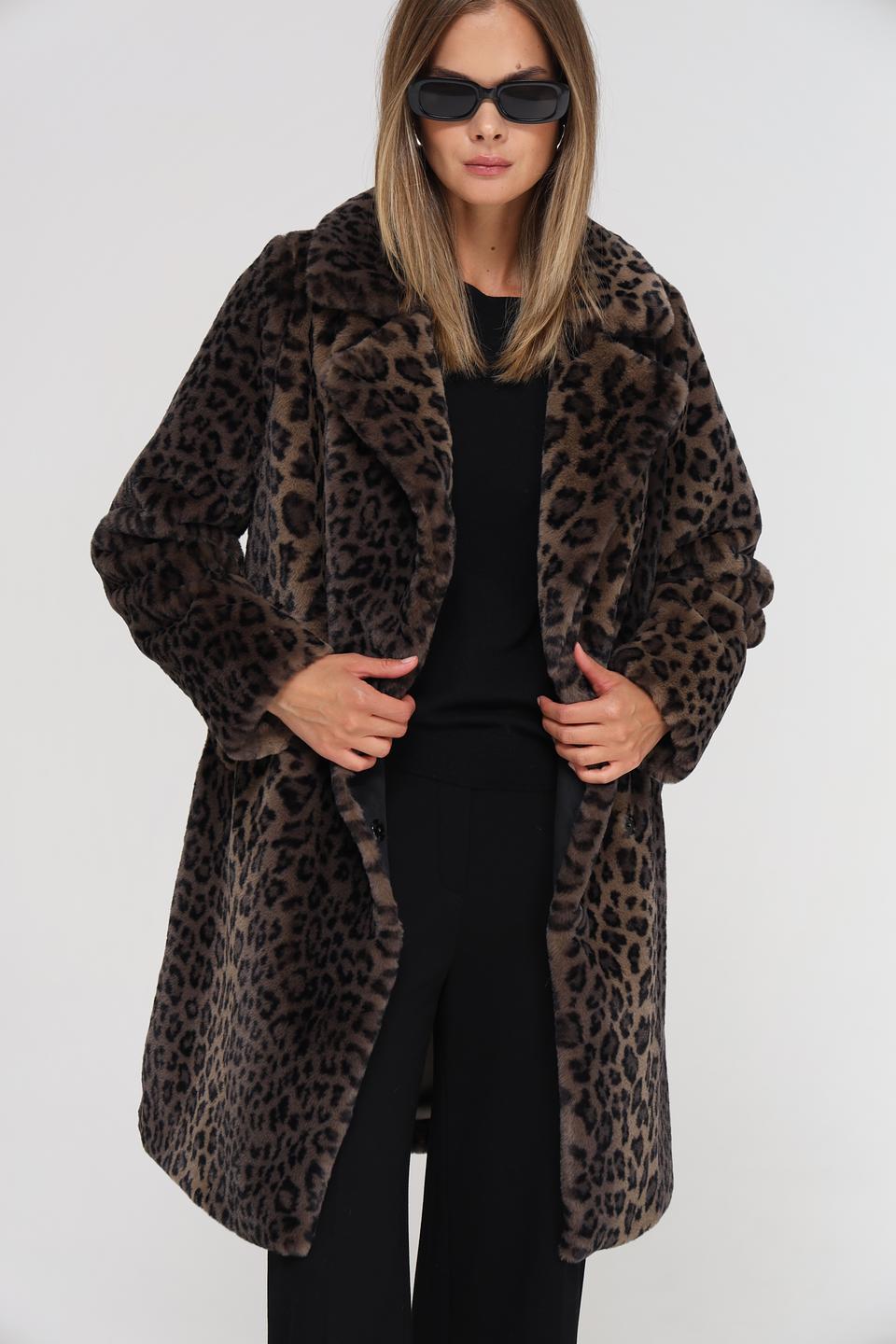 Пальто Electra style леопард