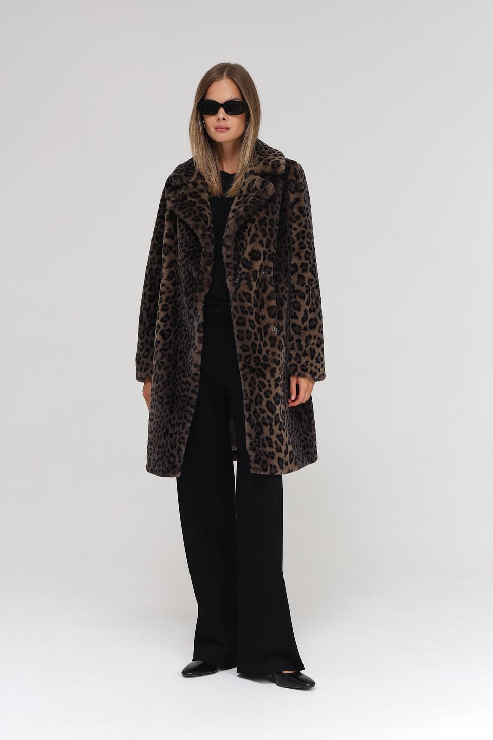 Пальто Electra style леопард