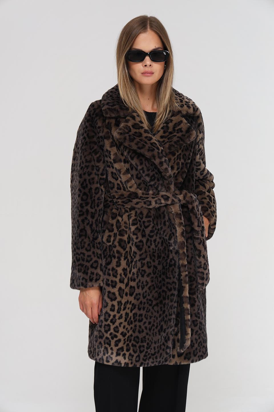 Пальто Electra style леопард