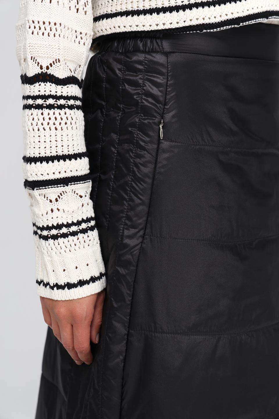 Юбка Beatris стеганая чёрная