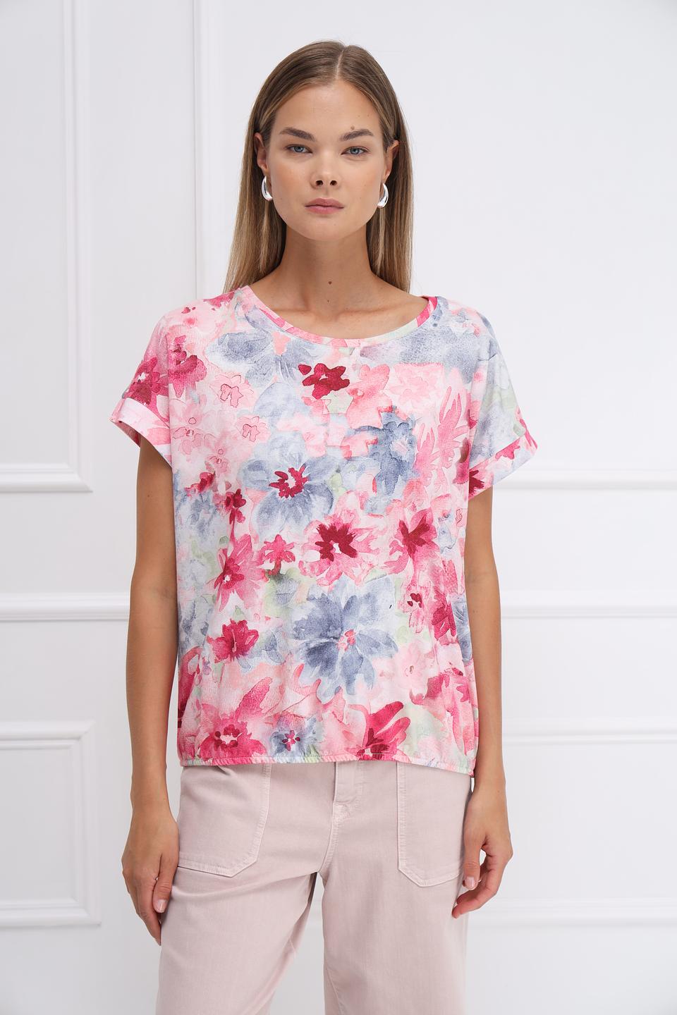 Футболка Monari с цветочным принтом