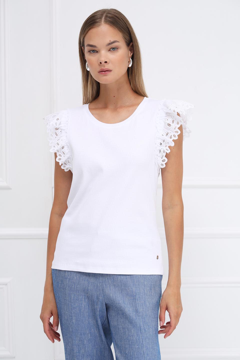 Футболка Monari с кружевом