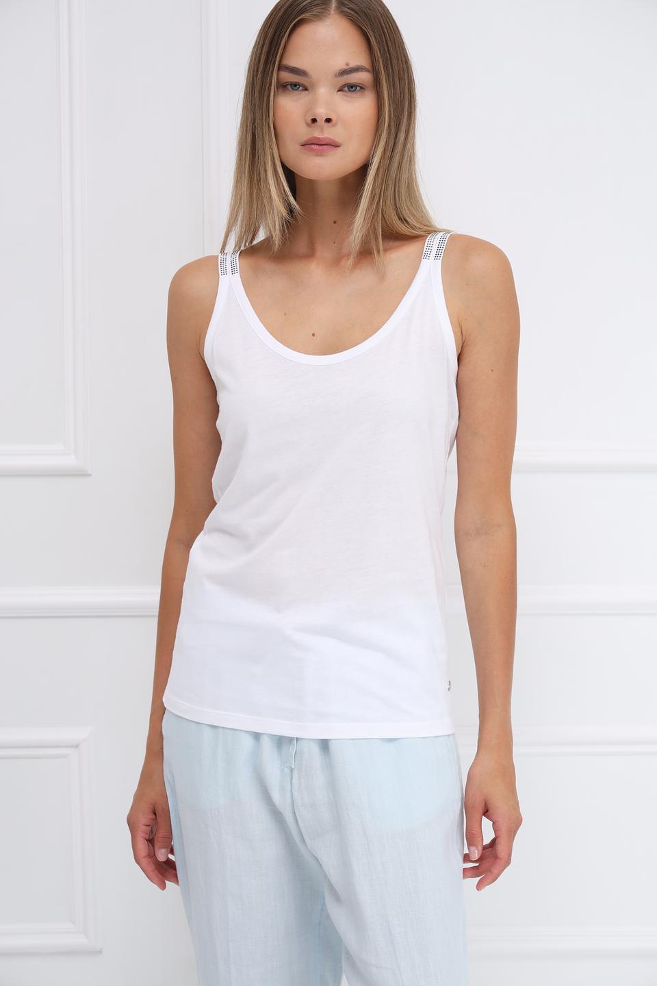 Топ Monari на бретелях белый