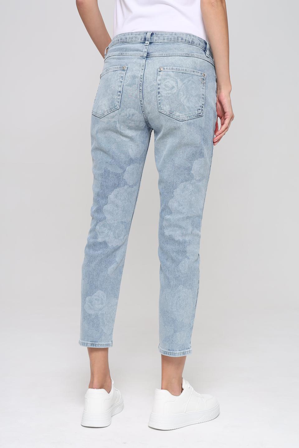 Джинсы Monari с цветочным принтом