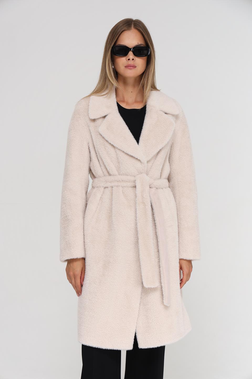 Пальто Electra style бежевое