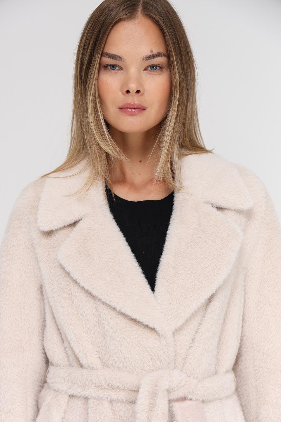 Пальто Electra style бежевое