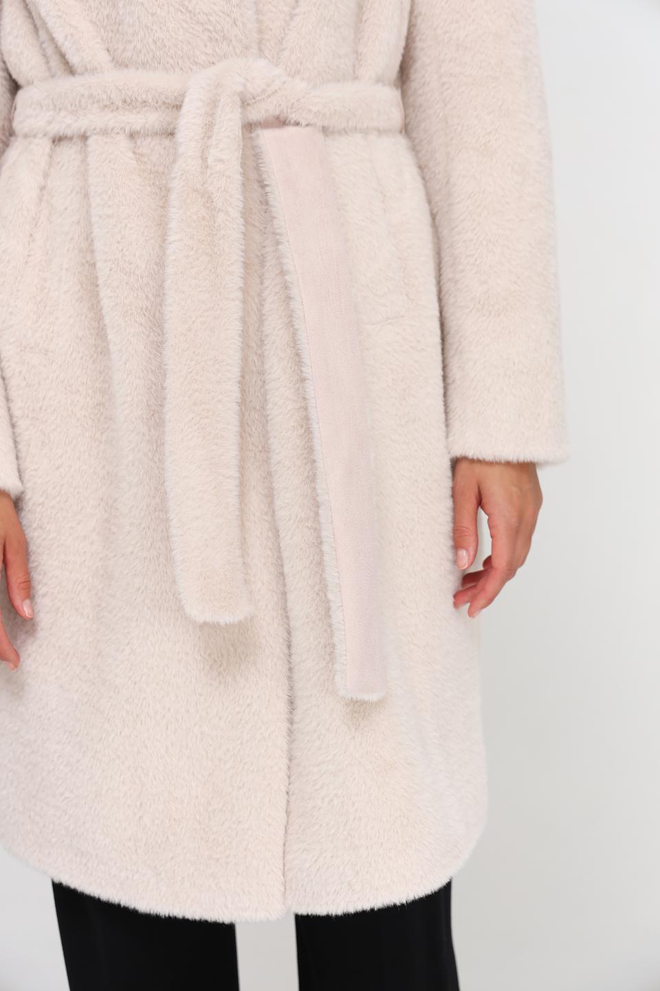 Пальто Electra style бежевое