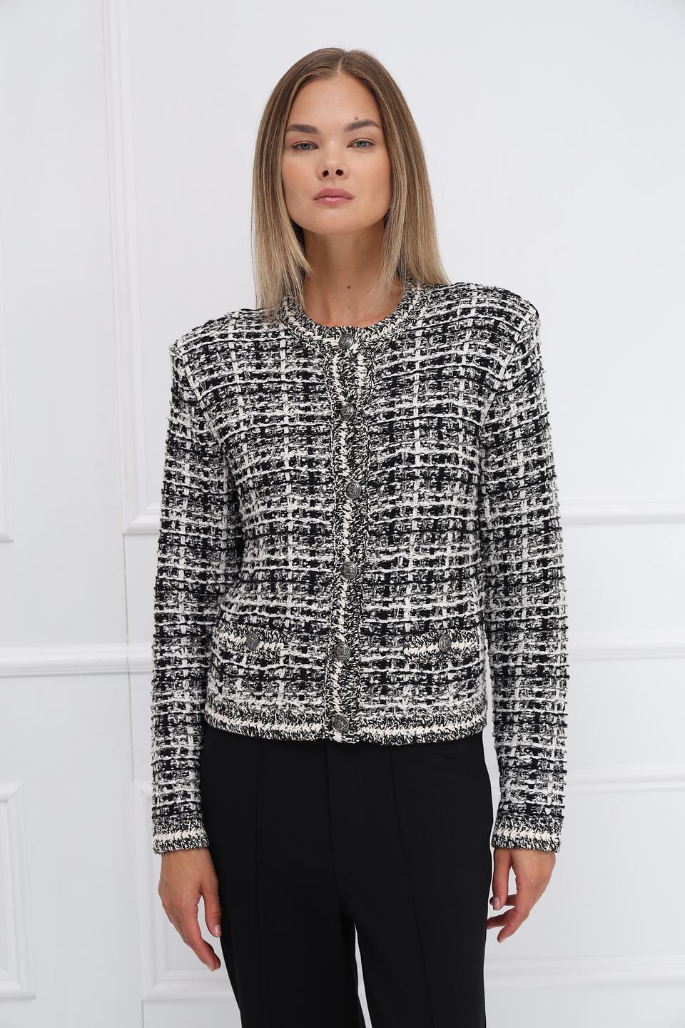 Жакет Oui в клетку