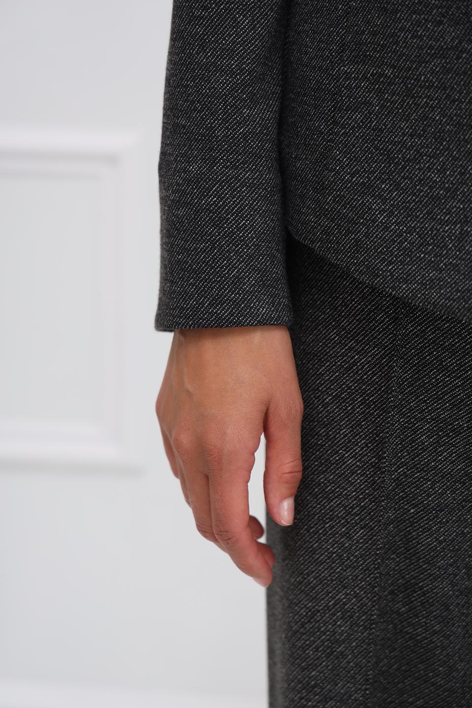 Жакет Oui женский серый в клетку